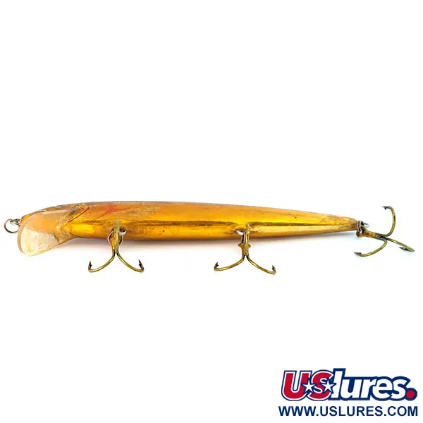 Rapala Husky Floating 13 Plug, Gold Black Scale, 9g, Balsa, #10829