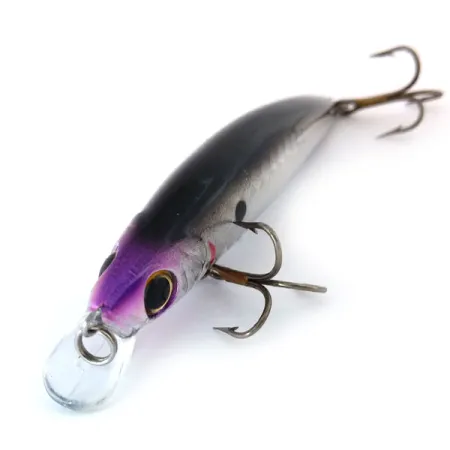 Cotton Cordell 3.5 Minnow Plug, Rainbow Silver/Purple, 7g, #10830