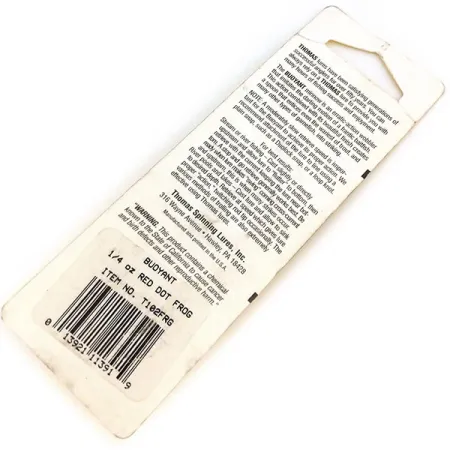 Thomas Buoyant Lepel, Kikker, 7g, Klassiek Patroon, #10836