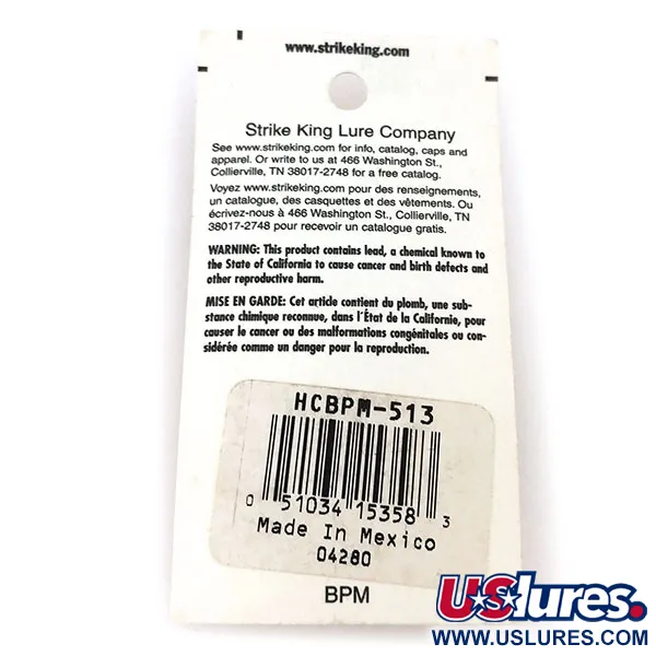 Strike King Bitsy Minnow Plug, Fire Tiger, 3,5g, Ratelend, #10842