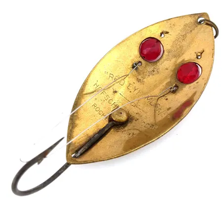 Hofschneider Weedless Red Eye Muskie Lepel, Brons, 65g, Weedless, #10850