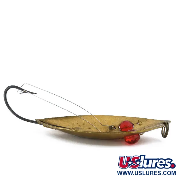 Hofschneider Weedless Red Eye Muskie Lepel, Brons, 65g, Weedless, #10850