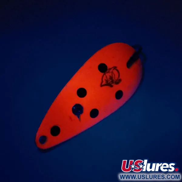 Eppinger Weedless Dardevle Spinnie UV Lepel, Rood/Zwart, 9g, #10867