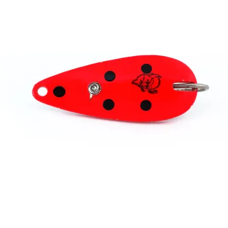 Eppinger Weedless Dardevle Spinnie UV Lepel, Rood/Zwart, 9g, #10867