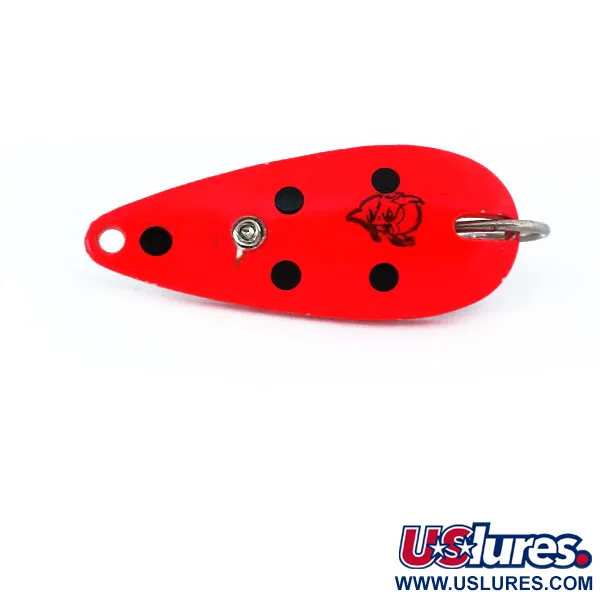 Eppinger Weedless Dardevle Spinnie UV Lepel, Rood/Zwart, 9g, #10867