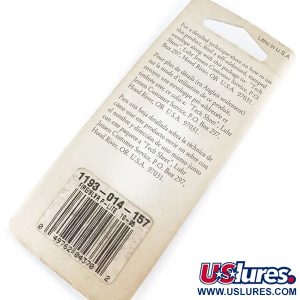 Luhr Jensen Hus-lure Lepel, Fire/Slvr P-Lite, 7,1g, Prisma, #10951