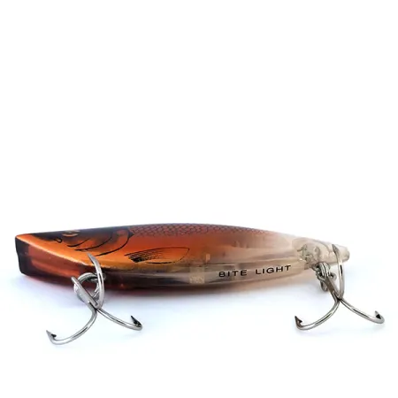 Bite Lite Viper Lipless Zinkende Plug, Bruin/Oranje, 17g, LED, #10954