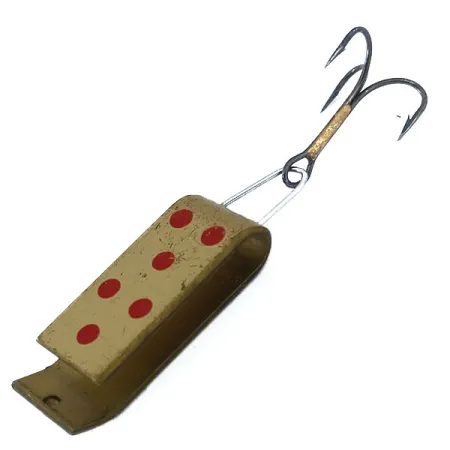 Jake's Lures Lil Jake Lepel, Goud / Rood, 9g, Gevouwen, #10969