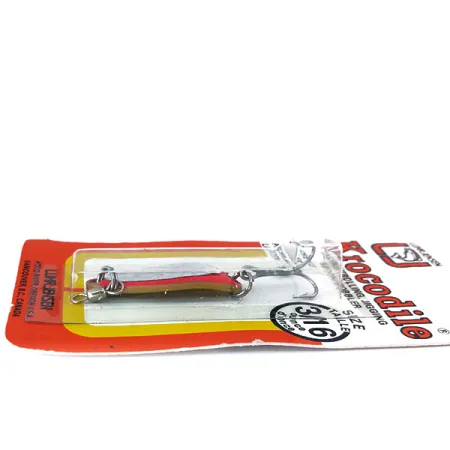 Luhr Jensen Krocodile UV Lepel, Fire / Zilver, 7g, UV-Finish, #10977