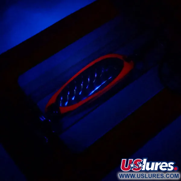 Luhr Jensen Krocodile UV Lepel, Fire / Zilver, 7g, UV-Finish, #10977