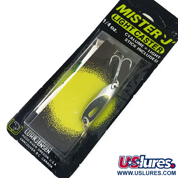 Luhr Jensen Mister Lepel, Nikkel, 7g, Breekstaaf-Sleuf, #10978