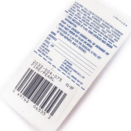 Luhr Jensen Pro Trout 4 UV Spinner, Fire Pearl, 8g, UV, #10979