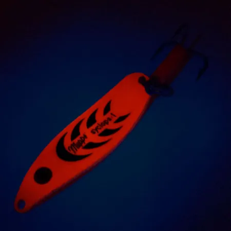 Mepps Syclops 1 UV Lepel, Fire Orange, 12g, UV-reactief, #10987