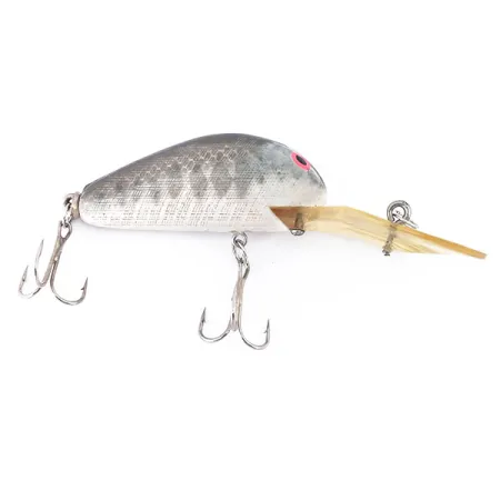 Norman Norman Vintage Crankbait, Grijs, 10g, Schubbenpatroon, #10994