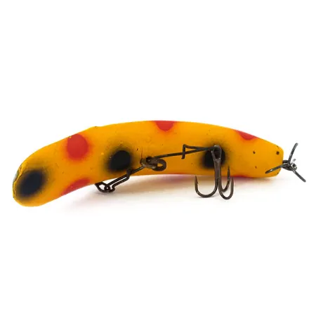 Yakima Bait FlatFish X5 Plug, Geel/Rood/Zwart, 7g, Vintage, #10995
