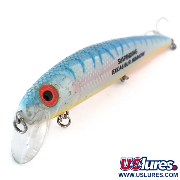 Excalibur KVD Signature Minnow Suspending, Blauw-Wit, 14g, #11037