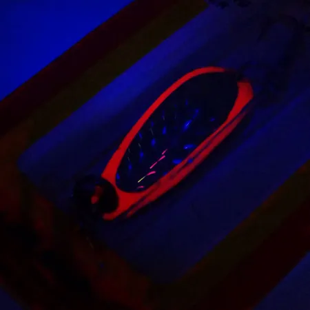 Luhr Jensen Krocodile UV Lepel, Roze/Hologram, 7g, UV-reactief, #11042