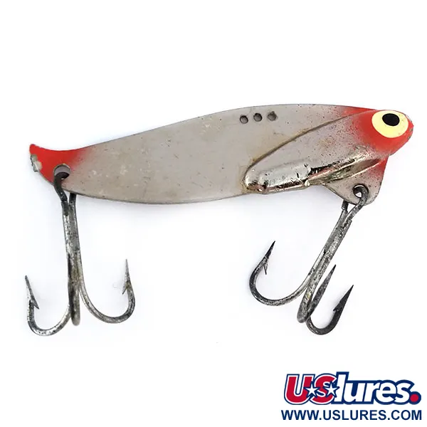 Heddon Sonar 433 Blade Bait, Nikkel / Rood, 14g, Verstelbare Actie, #11052