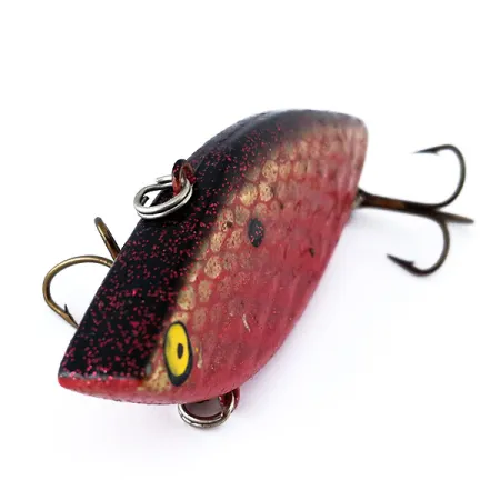 Strike King Diamond Shad Lipless Crankbait, Donkerrood, 14g, Vintage, #11089
