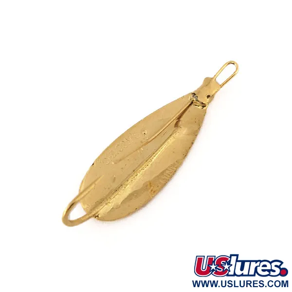 Weedless Johnson Silver Minnow Lepel, Goud, 1,5g, Wierbeschermer, #11115