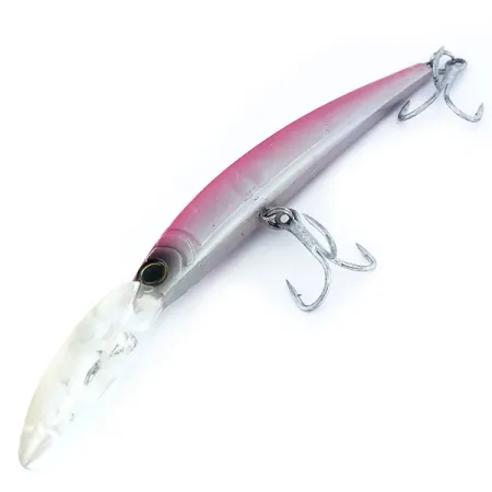 FishHouse Crystal Minnow Deep Diver Plug, Rainbow Pink, 25g, #11137
