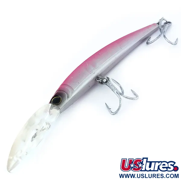 FishHouse Crystal Minnow Deep Diver Plug, Rainbow Pink, 25g, #11137
