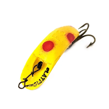 Yakima Bait FlatFish F3 Plug, Geel / Rood, 0,9g, Banaanmodel, #11141