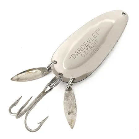 Dardevle Dardevlet Klicker Lepel, Nikkel/Blauw, 21g, Klicker, #11146