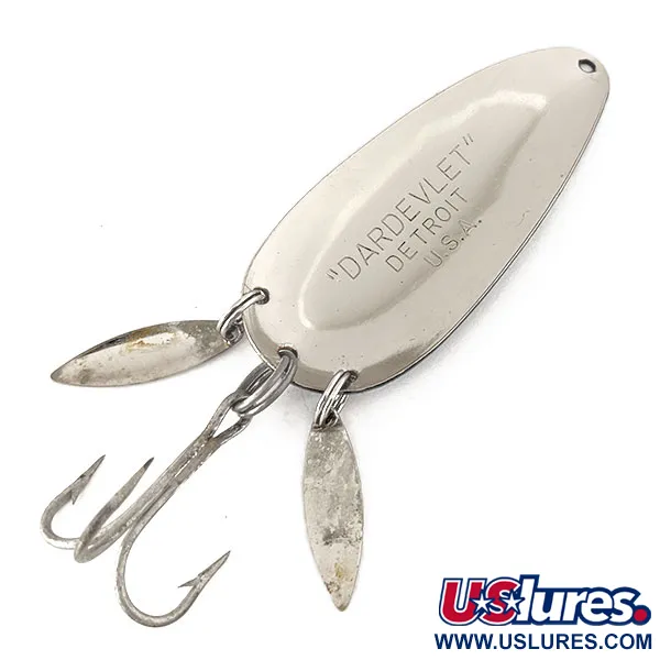 Dardevle Dardevlet Klicker Lepel, Nikkel/Blauw, 21g, Klicker, #11146