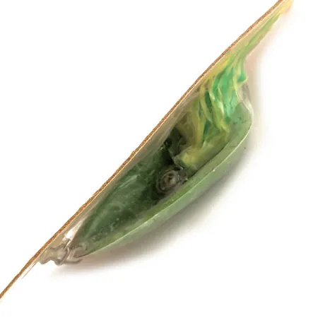 Hydro Lures Hydro Spoon, 14g Groen/Wit/Geel, Lepel #17723