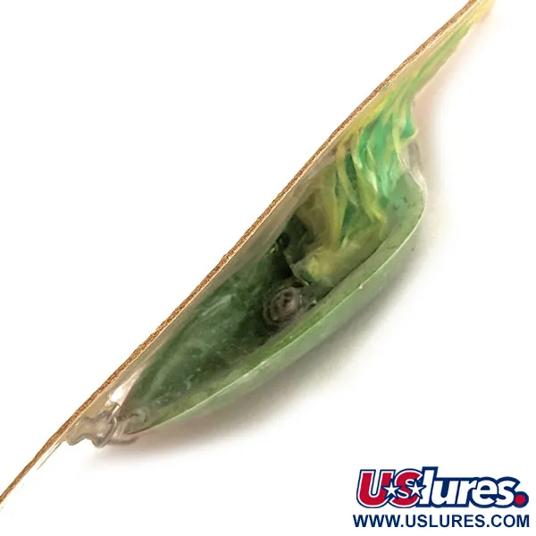 Hydro Lures Hydro Spoon, 14g Groen/Wit/Geel, Lepel #17723