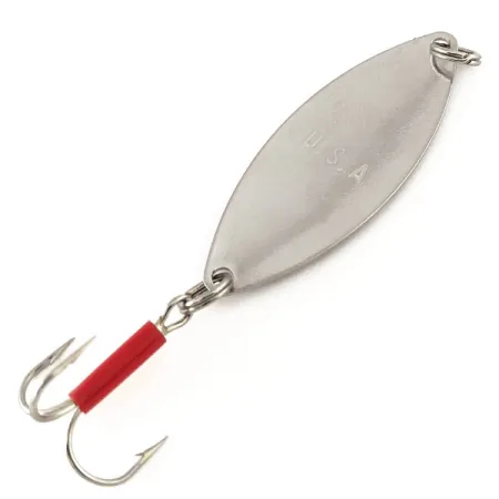 Mepps Spoon 2 Lepel, Nikkel / Rood, 9g, USA-stempel, #11168