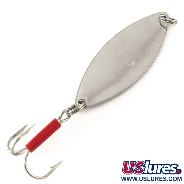 Mepps Spoon 2 Lepel, Nikkel / Rood, 9g, USA-stempel, #11168