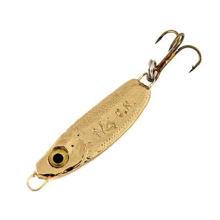 Luhr Jensen Crippled Herring Jig, Goud, 7g, Gehamerd oppervlak, #11174