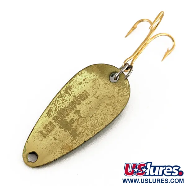 Len Thompson #7 Lepel, Groen/Messing, 5g, Messing Lichaam, #11191