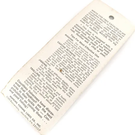 Hopkins No=Eql Jig Lure Jig, Gehamerd nikkel, 14g, #11193