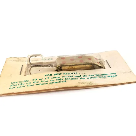 Jake's Lures Lil Jake Lepel-Spinner, Brass / Red, 9g, USA, #11197