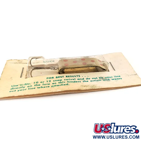 Jake's Lures Lil Jake Lepel-Spinner, Brass / Red, 9g, USA, #11197