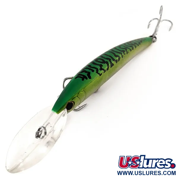 FishHouse Crystal Minnow Deep Diver Plug, Fire Tiger, 25g, #11209