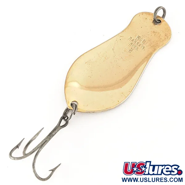 K-B Bait K-B Spoon Lepel, Goud, 14g, Trofee Vissen, #11218