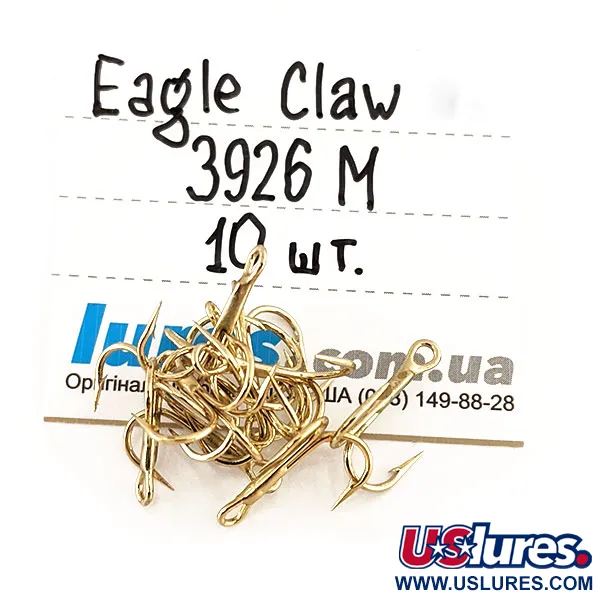 Eagle Claw 3926 M #10, Goud, Dreg #12730