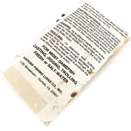 Hopkins Shorty 45 Jig Lure, Gehamerd nikkel, 14g, Jig-lepel, #11240