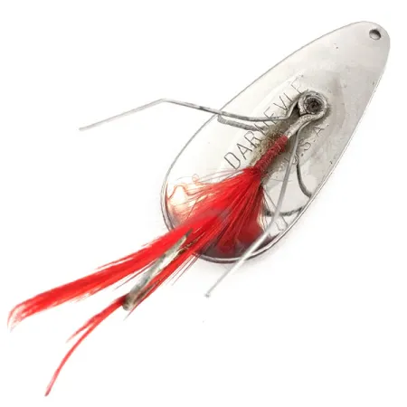 Eppinger Weedless Dardevle Imp Lepel, Rood/Wit/Nikkel, 11g, #11266