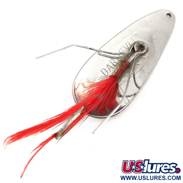 Eppinger Weedless Dardevle Imp Lepel, Rood/Wit/Nikkel, 11g, #11266