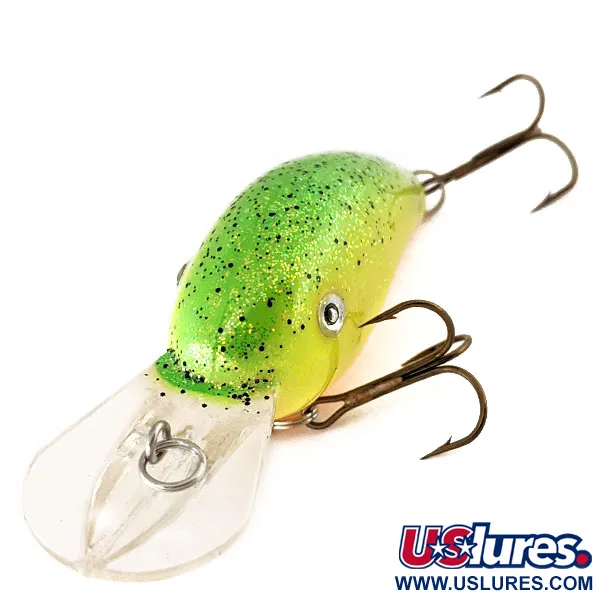 Strike King 4XD, 10g, Chartreuse, Dieplopende Crankbait #11271