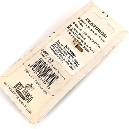 Wahoo Key Largo Swim'n Fin Lepel, Lichtblauw, 11g, Veren, #11290