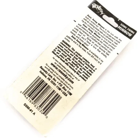 Renosky Sonic Swing Minnow 1 Spinner, Nikkel/Forel, 3g, #11294