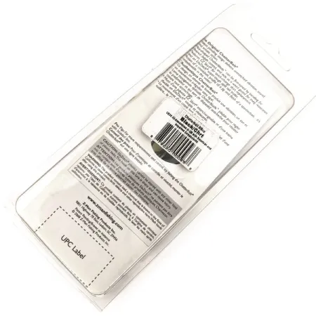 Z-Man Chatterbait Bladed Jig, Nikkel/Zwart, 11g, EZ Skirt, #11297