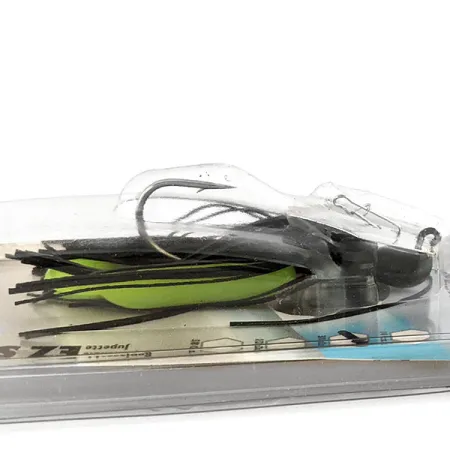 Z-Man Chatterbait Bladed Jig, Nikkel/Zwart, 11g, EZ Skirt, #11297