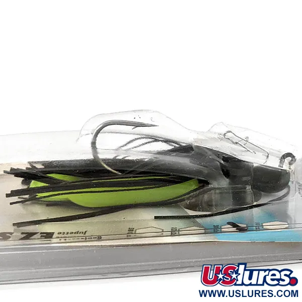 Z-Man Chatterbait Bladed Jig, Nikkel/Zwart, 11g, EZ Skirt, #11297